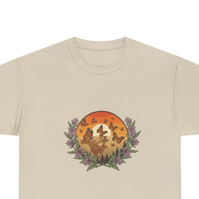 Sunset Butterfly Migration design