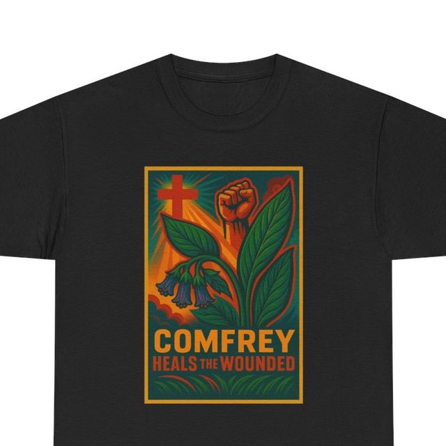 Comfrey Heals the Wounded design